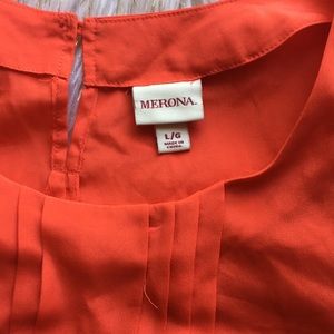 Blood Orange Merona Blouse